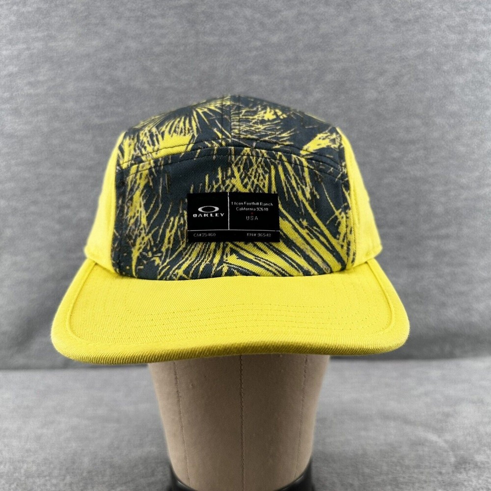 Oakley Men's Latch 5 Panel Camper Hat Cap - Yellow Foothill Ranch (Q1)
